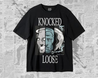 Knocked Loose Tshirt - Laugh Tracks Album - Unisex Heavy Shirt