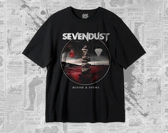 Sevendust T-Shirt - Blood & Stone Albums - Unisex Heavy Shirt