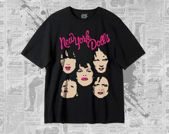New York Dools T-Shirt - Rock'n Roll Albums - Unisex Heavy Shirt