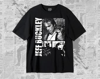 Jeff Buckley Retro T-Shirt - Grace Albums- Unisex Heavy Shirt