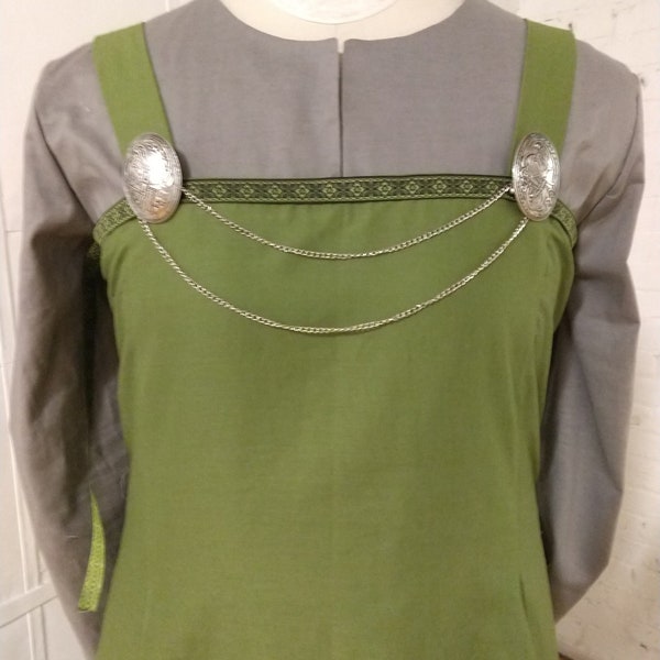 Viking/medieval/WISH dress and apron READY to SHIP (in certain sizes)