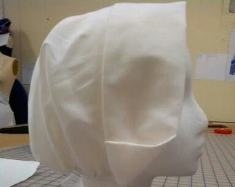 Handmaid soft cap/pilgrim bonnet/medieval "coif" READY to SHIP