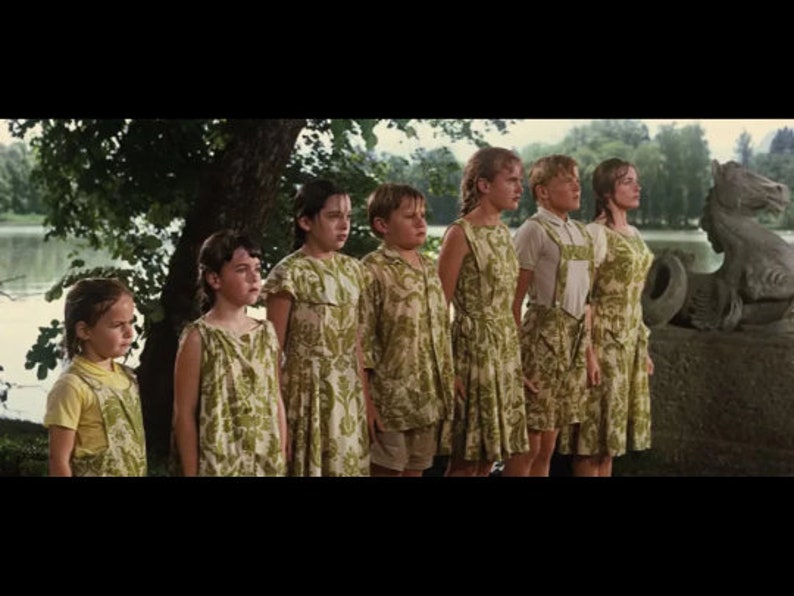 Brigitta's curtain dress the Sound of