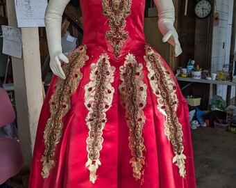 anastasia broadway red dress Anastasia Red Dress tutorial