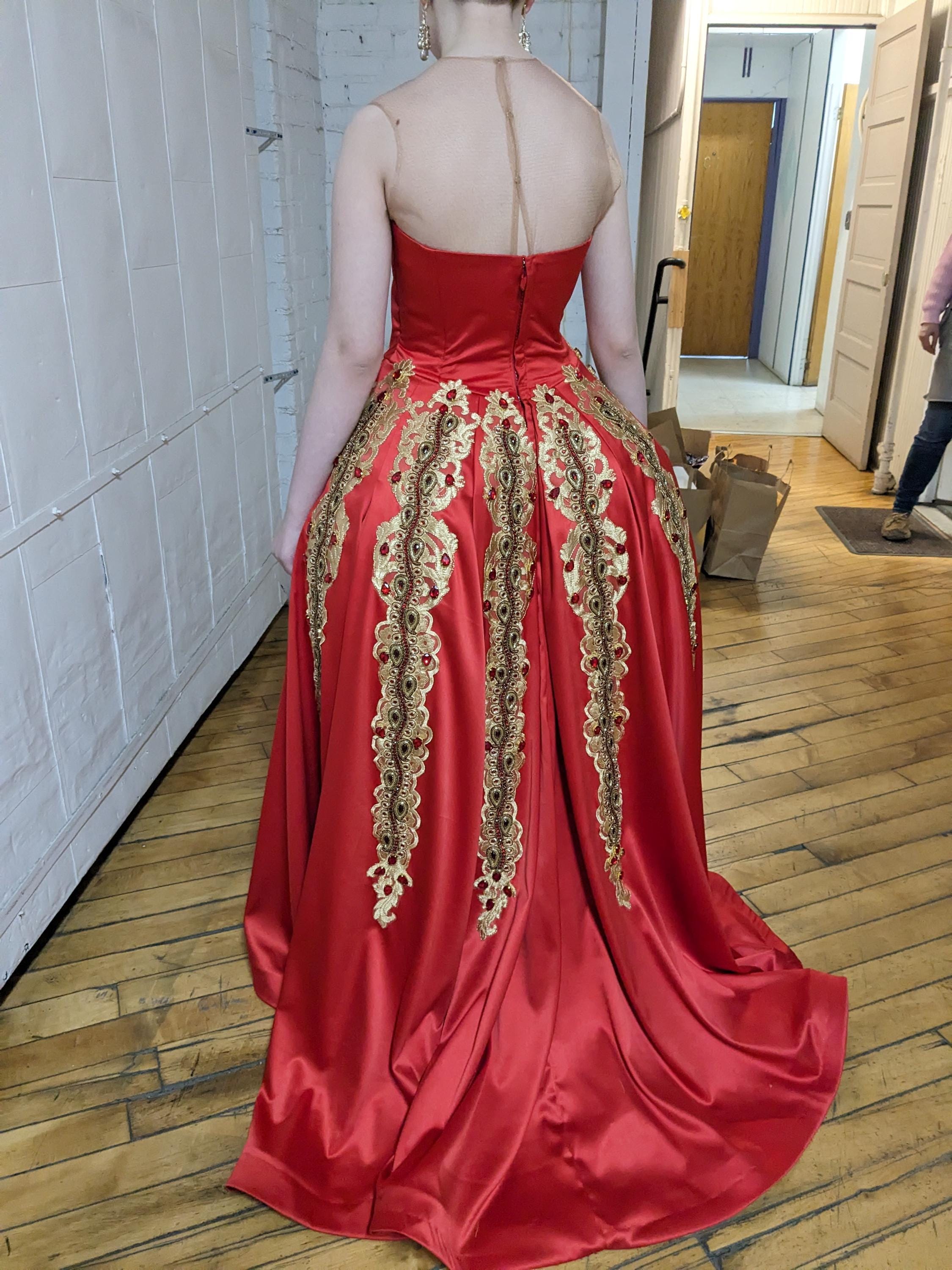 anastasia red dress broadway Trying on the red dress for the first time. #Foryou #Anastasia #Broadway