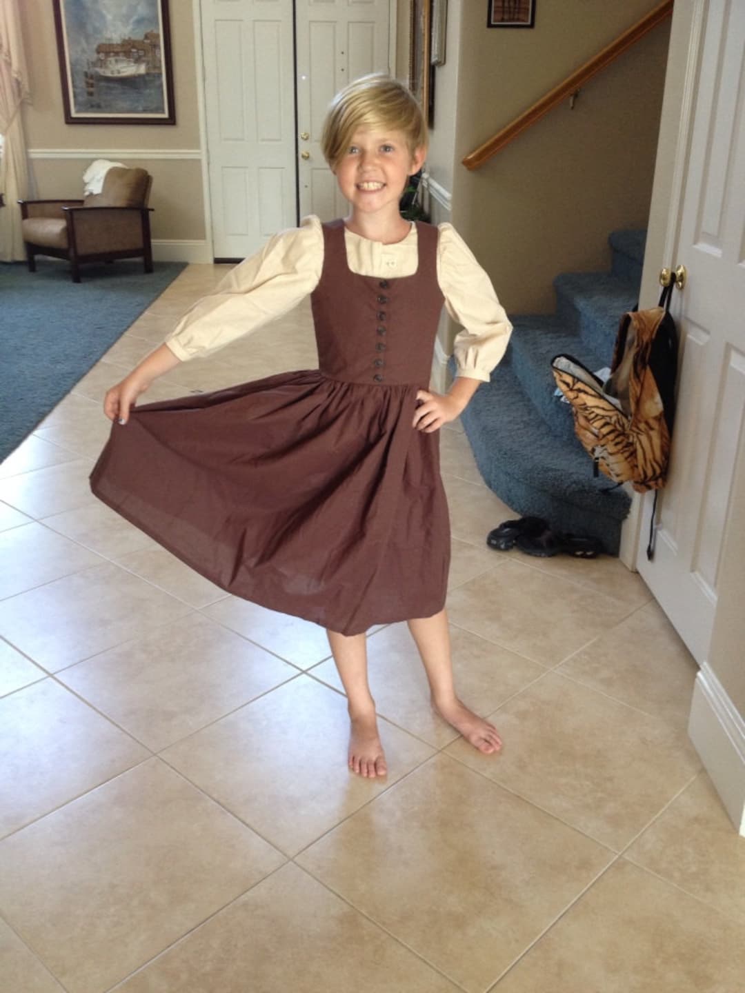 Child size Maria Dress from the Sound of Music