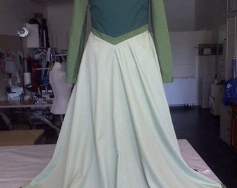 green emerald velvet dress Amazon.com: Belle Costume, Official Disney Beauty and the Beast Costume  Outfit with Bow, Adult Size Small (4-6) : Clothing, Shoes & Jewelry