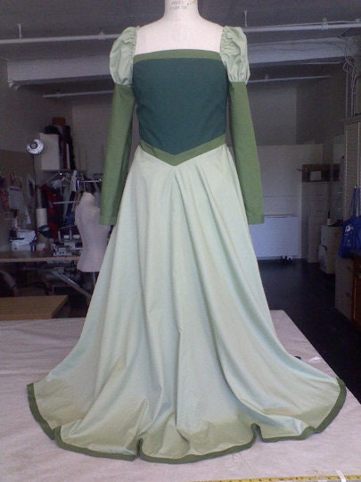 belle green dress costume Belle's Green Library Dress – MJcostume main image 0