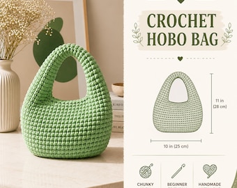 Trendy Nokka Häkelanleitung, Anleitung für eine gehäkelte Tasche, PDF Anleitung, Umhängetasche aus Cordgarn