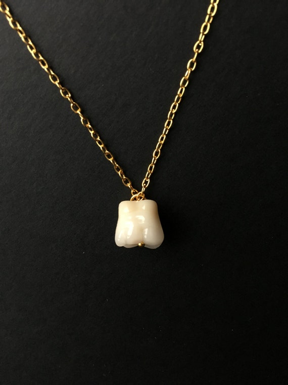 Human Teeth Necklace