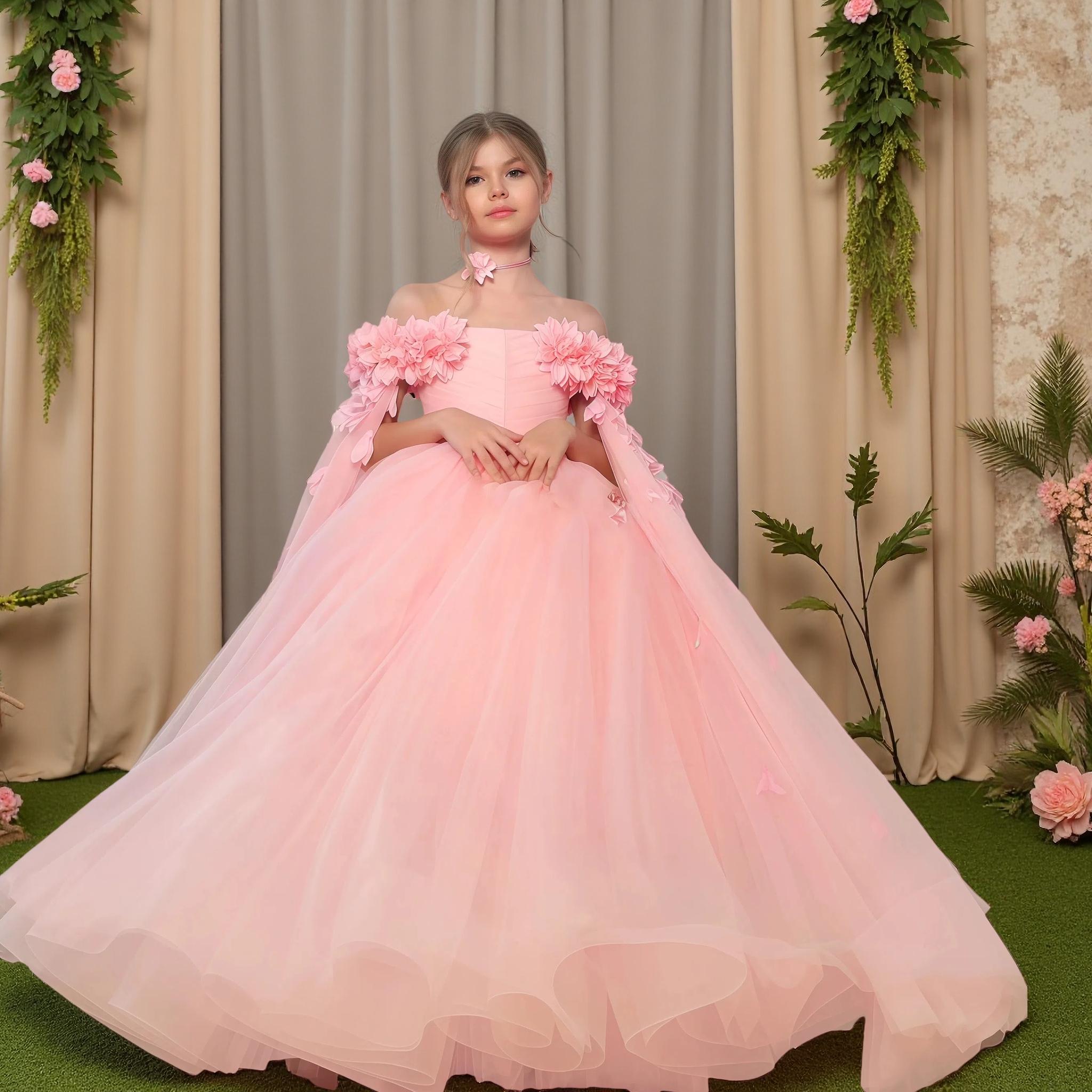 pink dresses for 11 year olds Amazon.com: KAGAYD Kids Tween Girls Dresses Elegant Sleeveless Ruffle Flowy Dress Solid A-Line Dresses with Belt 7~11 (A-Pink, 7-8 Years): Clothing, Shoes & Jewelry