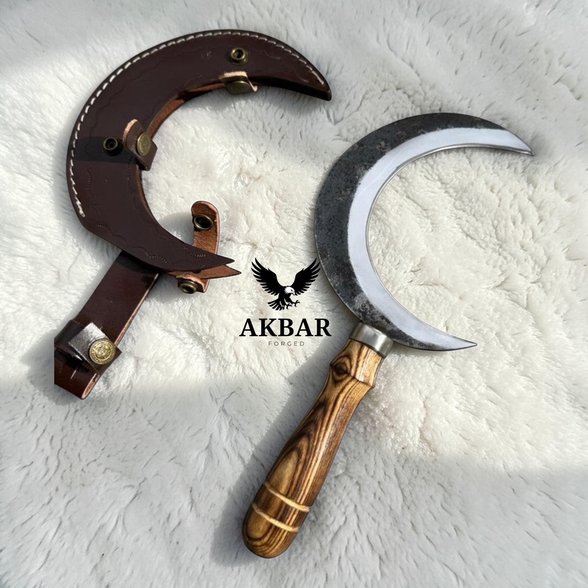 Crescent curved handmade knife - Etsy 日本