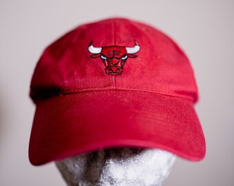 Vintage 90s tamaño infantil oficial Chicago Bulls Pepsi Co Velcro gorra de béisbol