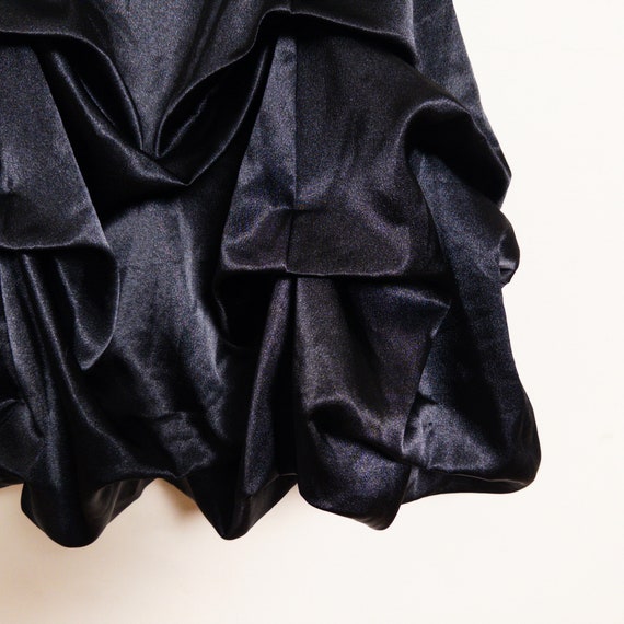 90s Black and Purple Lace Short Formal Dress - Sp… - image 7