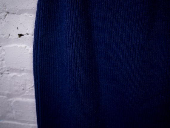 1980s Navy Blue Academia Skirt by Jeanne Pierre —… - image 3