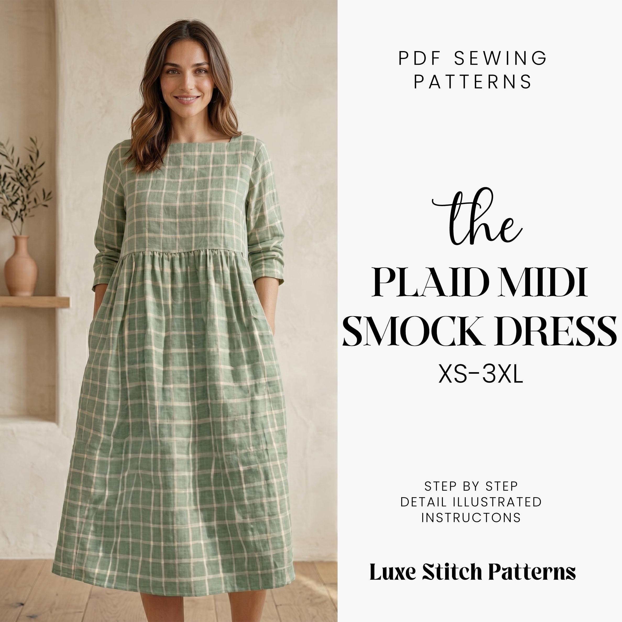 Smock Dress Pattern - Etsy