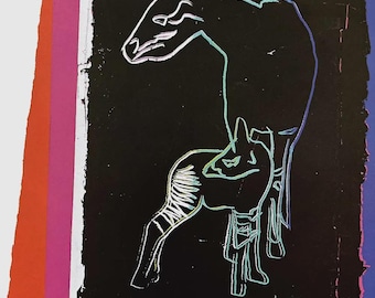 Andy Warhol Okapi 1986 Verdwijnende dieren
