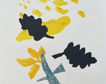 Georges Braque La meilleure part Litografía A Mme la Pierre 1982