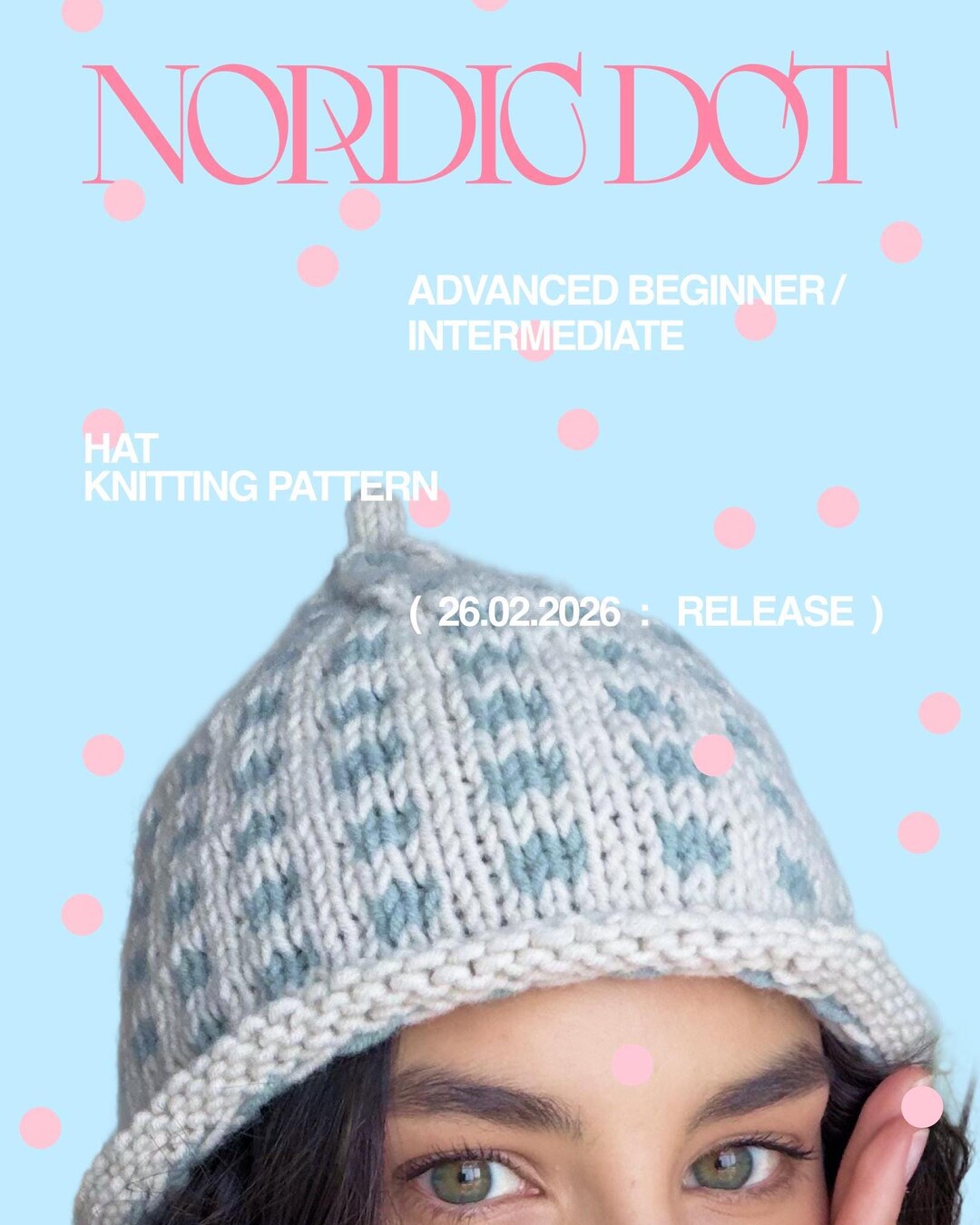 Nordic Hat With Knot – Knitting Pattern (PDF) - Etsy
