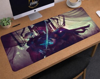 NieR Automata Desk Mat | NieR Automata 2B Mouse Pad | Large Desk Pad | Gaming Desk Decor