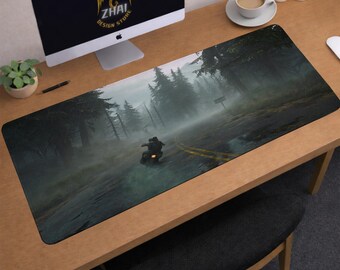 Days Gone Desk Mat | Deacon St. John Mouse Pad | Large Desk Pad | Gaming Desk Decor