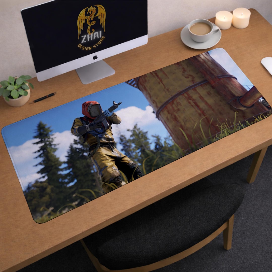 Rust Desk Mat | Rust Mouse Pad | Large Desk Pad | Gaming Desk Decor - Etsy