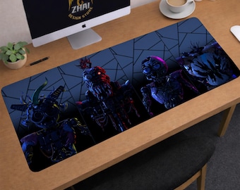Five Nights at Freddy's Desk Mat | Toy Bonnie Mouse Pad | Large Desk Pad | Gaming Desk Decor
