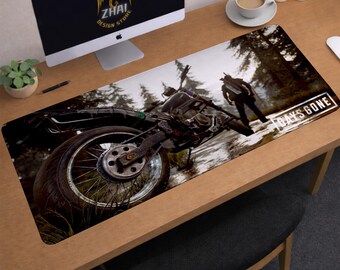 Days Gone Desk Mat | Deacon St. John Mouse Pad | Large Desk Pad | Gaming Desk Decor