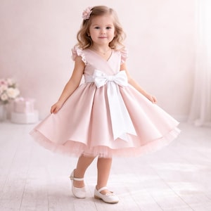 4t formal dress Amazon.com: Flower Girls Satin Lace Princess Pageant Dress for Wedding Kids  Pearls Prom Ball Gowns with Bow-Knot (Red, 6-7 Years): Clothing, Shoes &  Jewelry