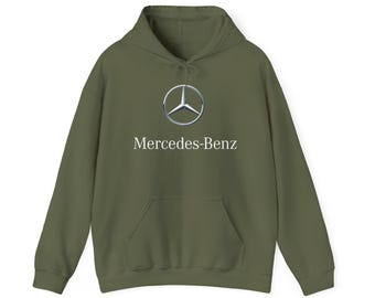 Mercedes-Benz Inspired Logo Hoodie | Car Brand Emblem Sweatshirt