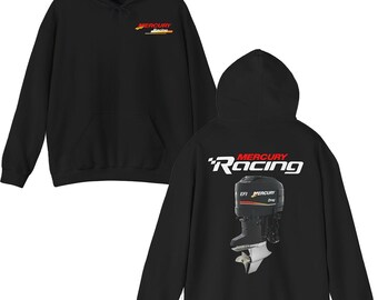 Mercury Outboard Engine Inspired Racing Hoodie | Boat Motor Graphic Sweatshirt