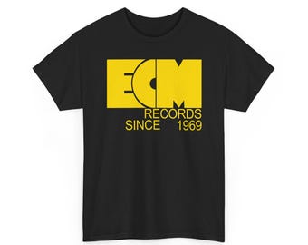 ECM Records Since 1969 T-Shirt, Vintage Music Label Tee