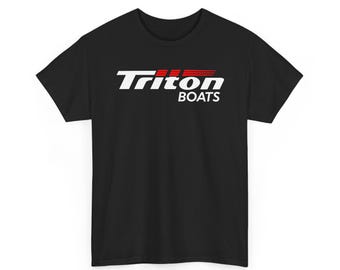 Triton Boats T-Shirt, Fishing Boat Logo Tee, Boating Enthusiast