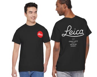 Leica Camera Photography Tee - Vintage Rangefinder Graphic