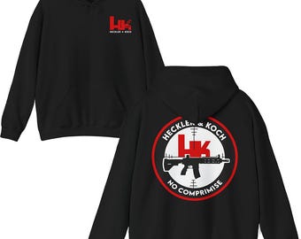 Heckler & Koch Logo Hoodie | HK Rifle Emblem Inspired