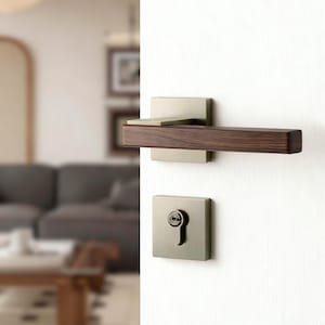 May include: A rustic wooden sign with the text "Welcome to our home" in white lettering. The sign has a distressed finish and a simple, inviting design, suitable for a front porch or entryway.