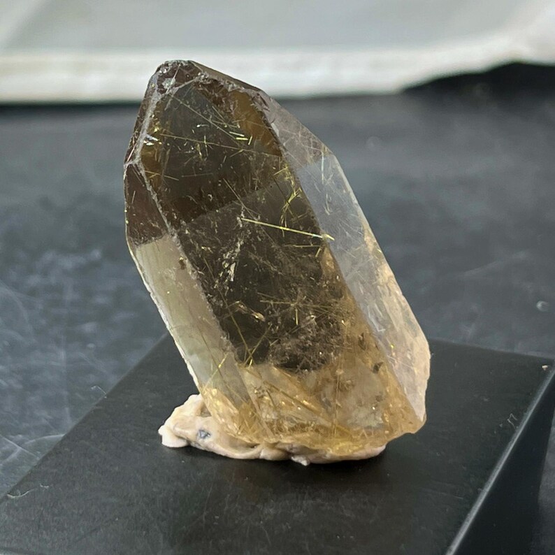 Quartz Rutile Rough Rare Gold Rutilated Quartz Freeform, 106 Ct Natural Golden Rutile ...