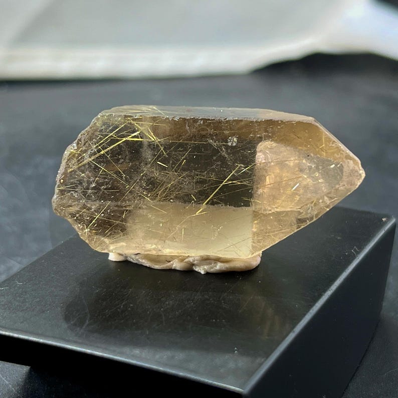 Quartz Rutile Rough Rare Gold Rutilated Quartz Freeform, 106 Ct Natural Golden Rutile ...