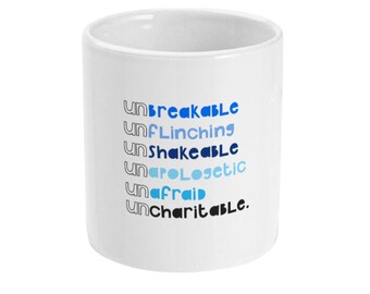 Be Uncharitable Mug (Sapphire)