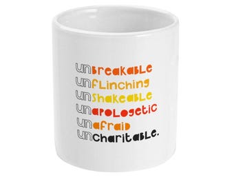 Be Uncharitable Mug (Amber)