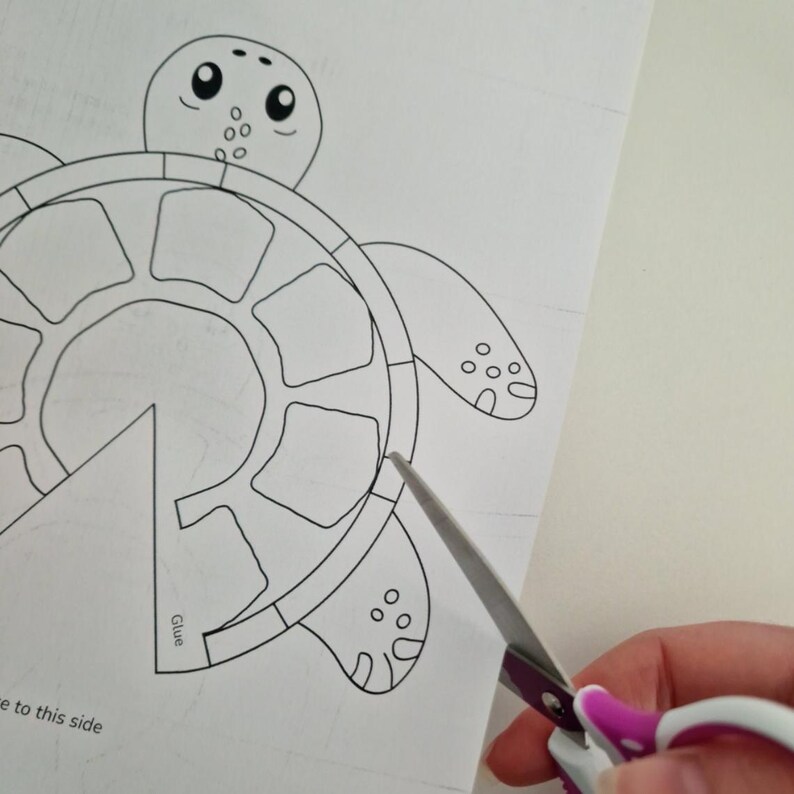 Printable 3D Turtle Craft for Kids | Make a Turtle Activity ...
