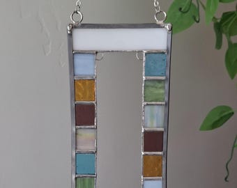 Stained Glass Photobooth Picture Frame- Handmade Original Design-