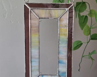 Stained Glass Photobooth Picture Frame- Handmade Original Design-
