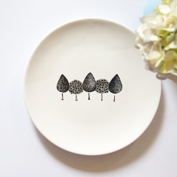 Assiette jardin - petite taille