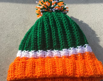 miami hurricanes skull cap