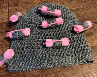 Handmade Crochet Old Lady Gray Wig Crochet Hat Free Shipping | Gift Under 35| 100 day of school
