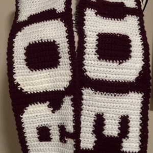 Handmade Crochet Roll Tide Scarf Gift Free Shipping | Winter Accessory | Soft Yarn | Alabama | College Football