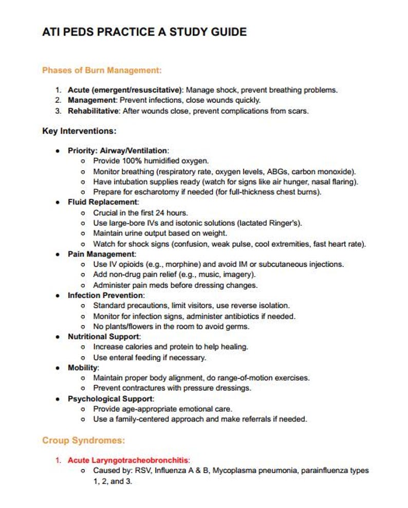 Pds R. Handbook Ati PEDS CMS Practice A, Actual 2026 Study Guide | Instant PDF Download ...