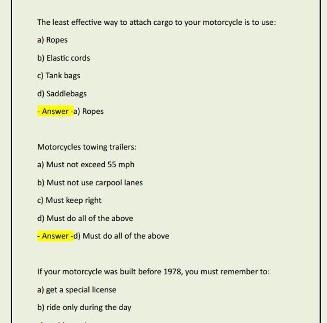 Real Dmv Questions 2026 Updated CA DMV Written Test, California DMV Permit Actual ...