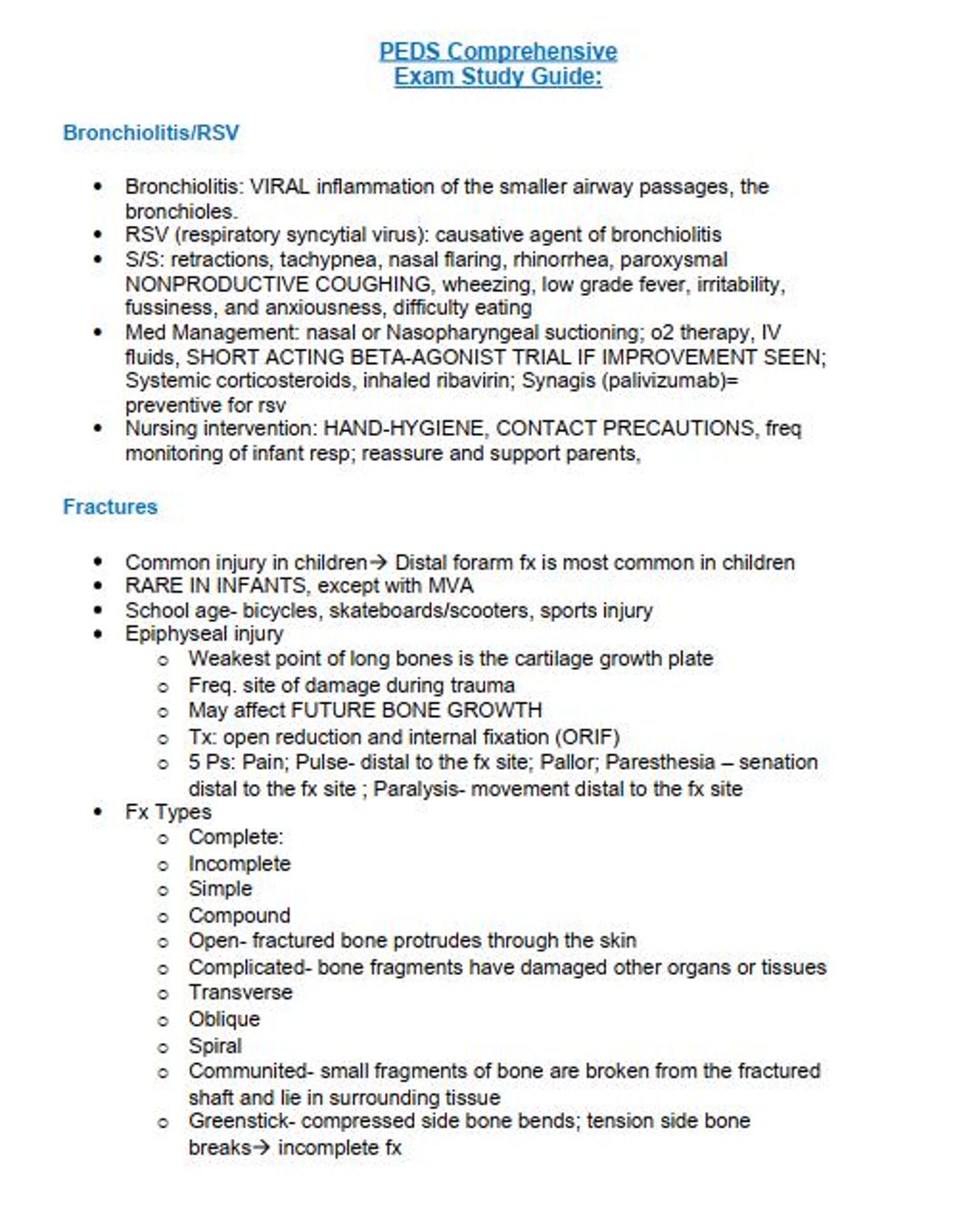 Peds R.pdf PEDS Final Exam Actual 2026 Comprehensive Study Guide | Instant PDF ...